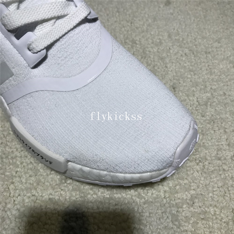 Real Boost Adidas NMD R1 PK Japan Triple White